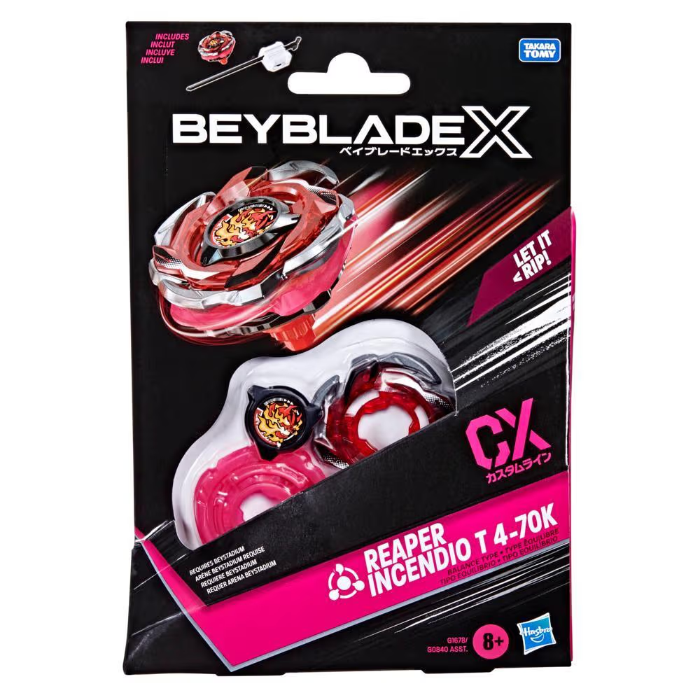 Beyblade: X: Reaper Incendio T4-70K | Gear Gaming Fayetteville