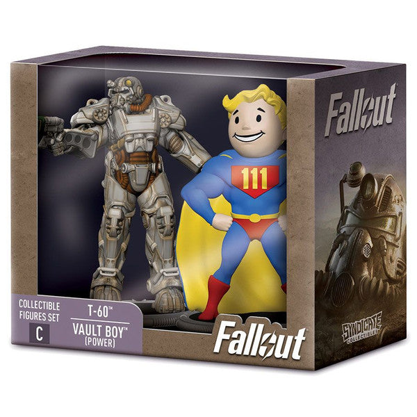 Fallout Collectible Figures Set T-60 & Vault Boy (Power) | Gear Gaming Fayetteville