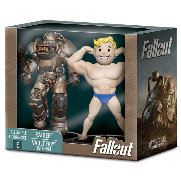 Fallout Collectible Figures Set Raider & Vault Boy (Strong) | Gear Gaming Fayetteville