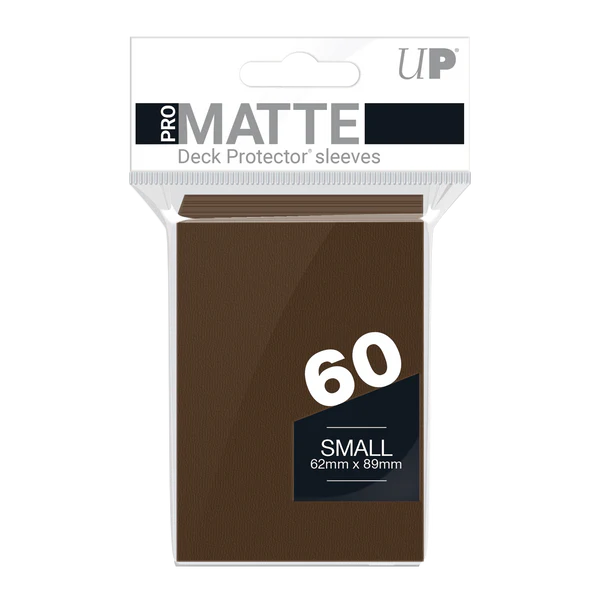 Ultra Pro Small Matte (60ct) Brown | Gear Gaming Fayetteville