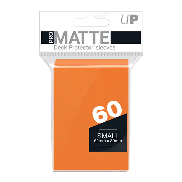 Ultra Pro Small Matte (60ct) Orange | Gear Gaming Fayetteville