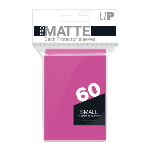 Ultra Pro Small Matte (60ct) Bright Pink | Gear Gaming Fayetteville