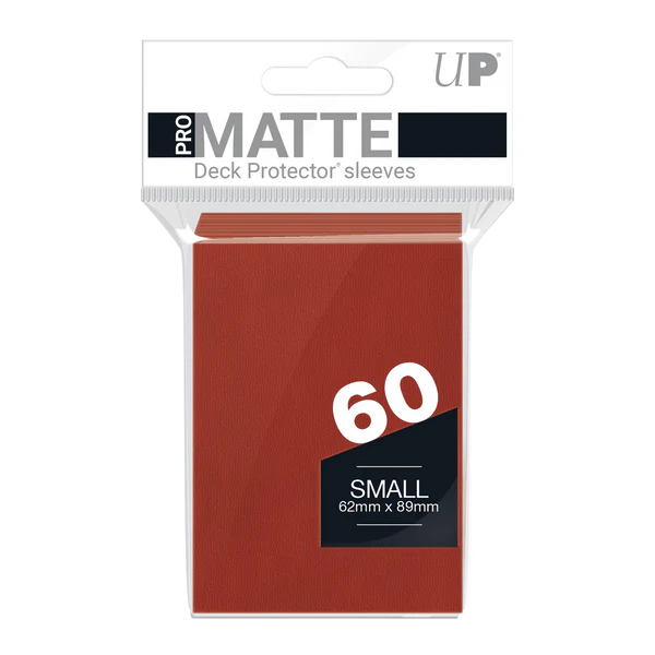 Ultra Pro Small Matte (60ct) Red | Gear Gaming Fayetteville
