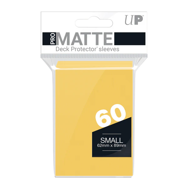 Ultra Pro Small Matte (60ct) Yellow | Gear Gaming Fayetteville
