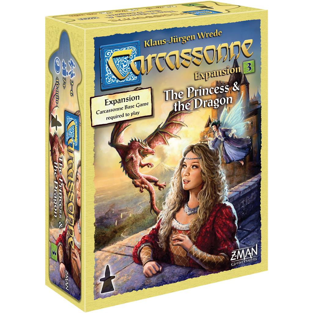 Carcassone Expansion 3:  The Princess & The Dragon | Gear Gaming Fayetteville