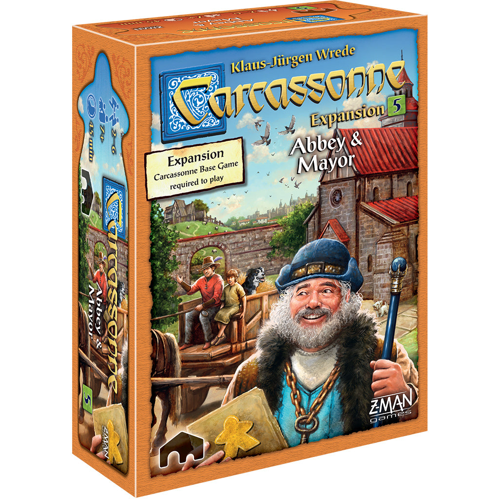 Carcassone Expansion 5:  Abbey & Mayor | Gear Gaming Fayetteville