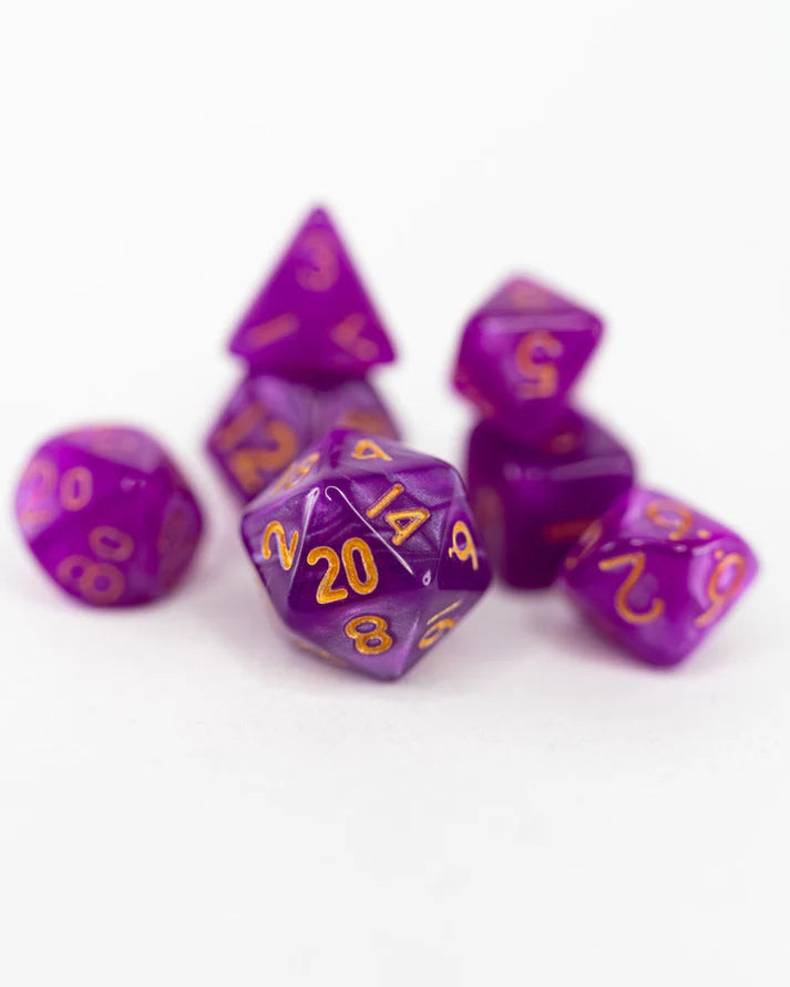 Princeling | 7 Piece Mini Acrylic Polyhedral Dice Set | Gear Gaming Fayetteville