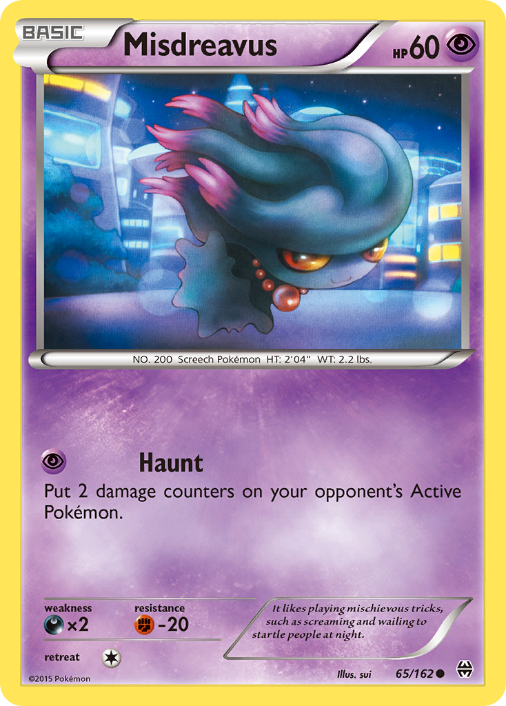 Misdreavus (65/162) [XY: BREAKthrough] | Gear Gaming Fayetteville