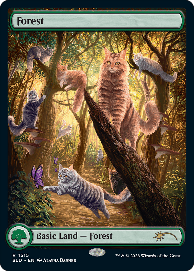 Forest (1515) [Secret Lair Commander Deck: Raining Cats and Dogs] | Gear Gaming Fayetteville