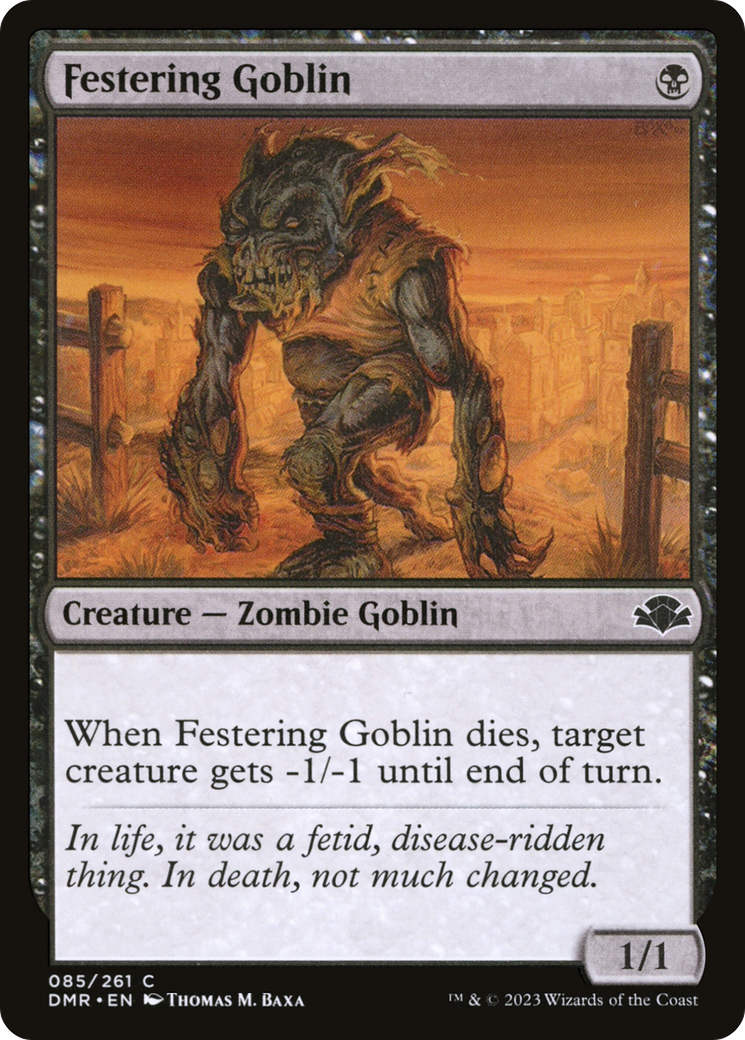 Festering Goblin [Dominaria Remastered] | Gear Gaming Fayetteville