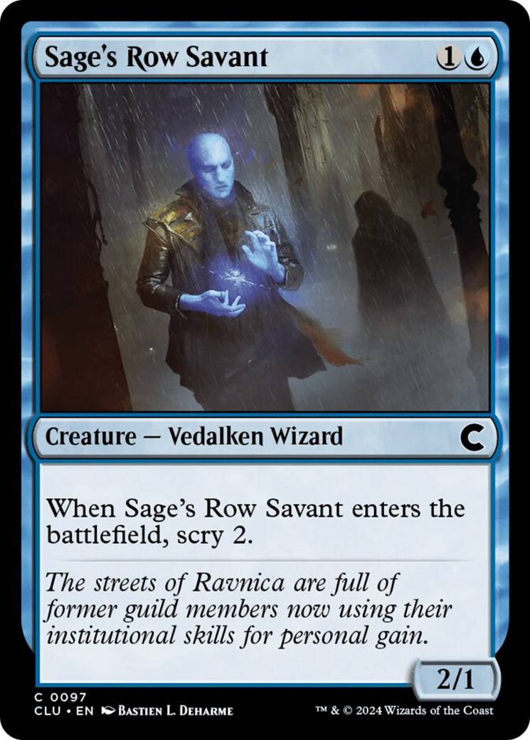 Sage's Row Savant [Ravnica: Clue Edition] | Gear Gaming Fayetteville