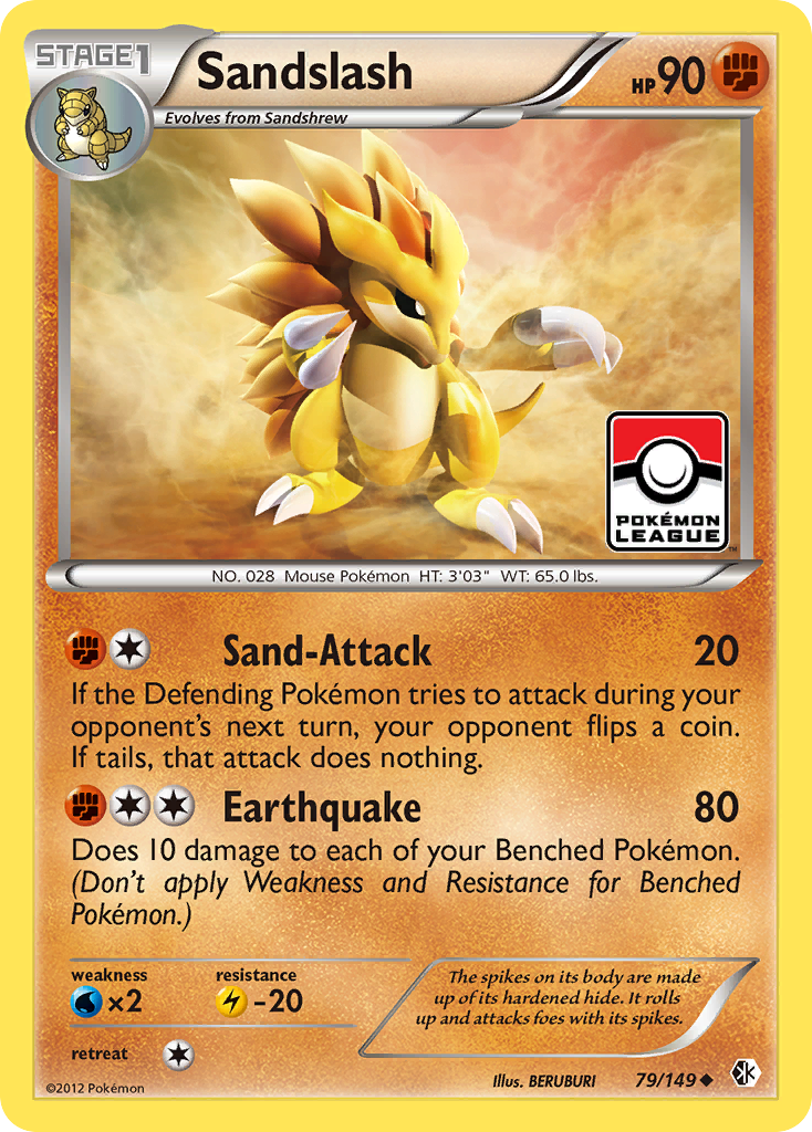 Sandslash (79/149) [Black & White: Boundaries Crossed] | Gear Gaming Fayetteville