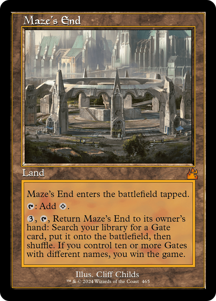 Maze's End (Retro Frame) [Ravnica Remastered] | Gear Gaming Fayetteville