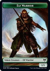 Elf Warrior // Koma's Coil Double-Sided Token [Kaldheim Tokens] | Gear Gaming Fayetteville