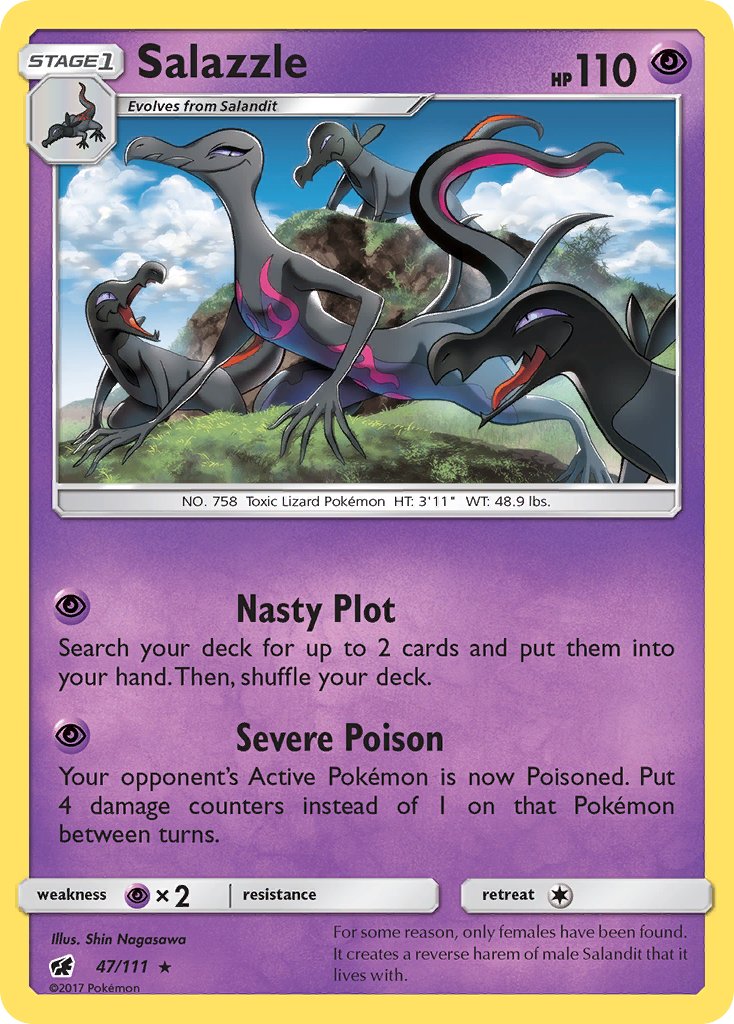 Salazzle (47/111) (Theme Deck Exclusive) [Sun & Moon: Crimson Invasion] | Gear Gaming Fayetteville