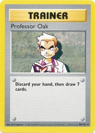 Professor Oak (88/102) [Base Set Shadowless Unlimited] | Gear Gaming Fayetteville