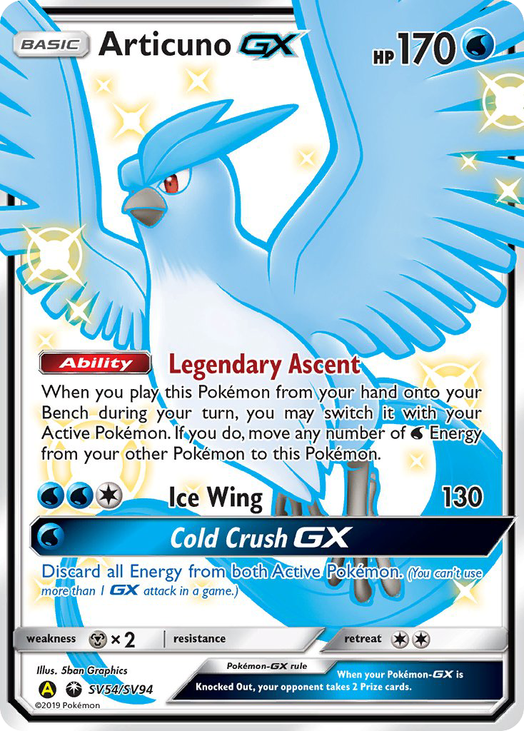 Articuno GX (SV54/SV94) [Sun & Moon: Hidden Fates - Shiny Vault] | Gear Gaming Fayetteville