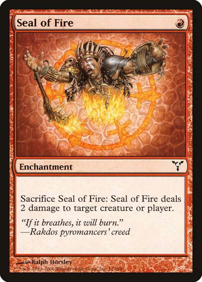 Seal of Fire [Dissension] | Gear Gaming Fayetteville