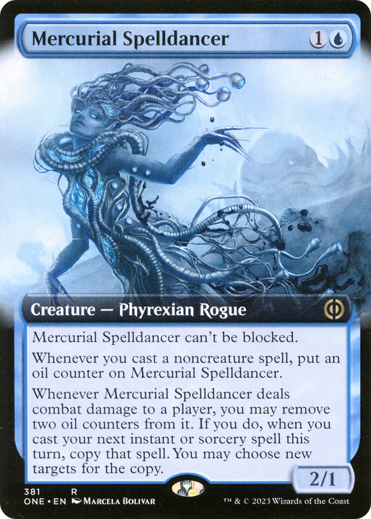 Mercurial Spelldancer (Extended Art) [Phyrexia: All Will Be One] | Gear Gaming Fayetteville