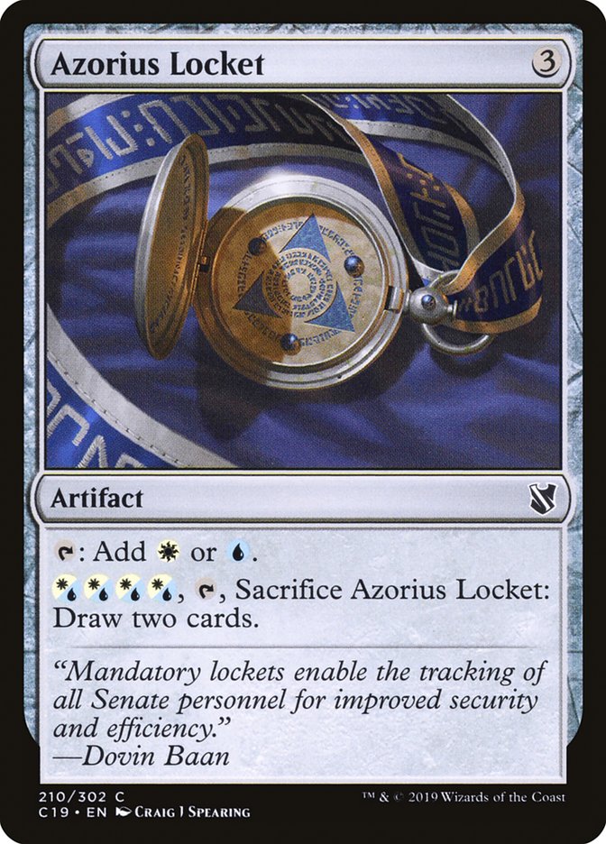 Azorius Locket [Commander 2019] | Gear Gaming Fayetteville