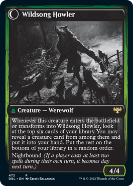 Howlpack Piper // Wildsong Howler [Innistrad: Double Feature] | Gear Gaming Fayetteville