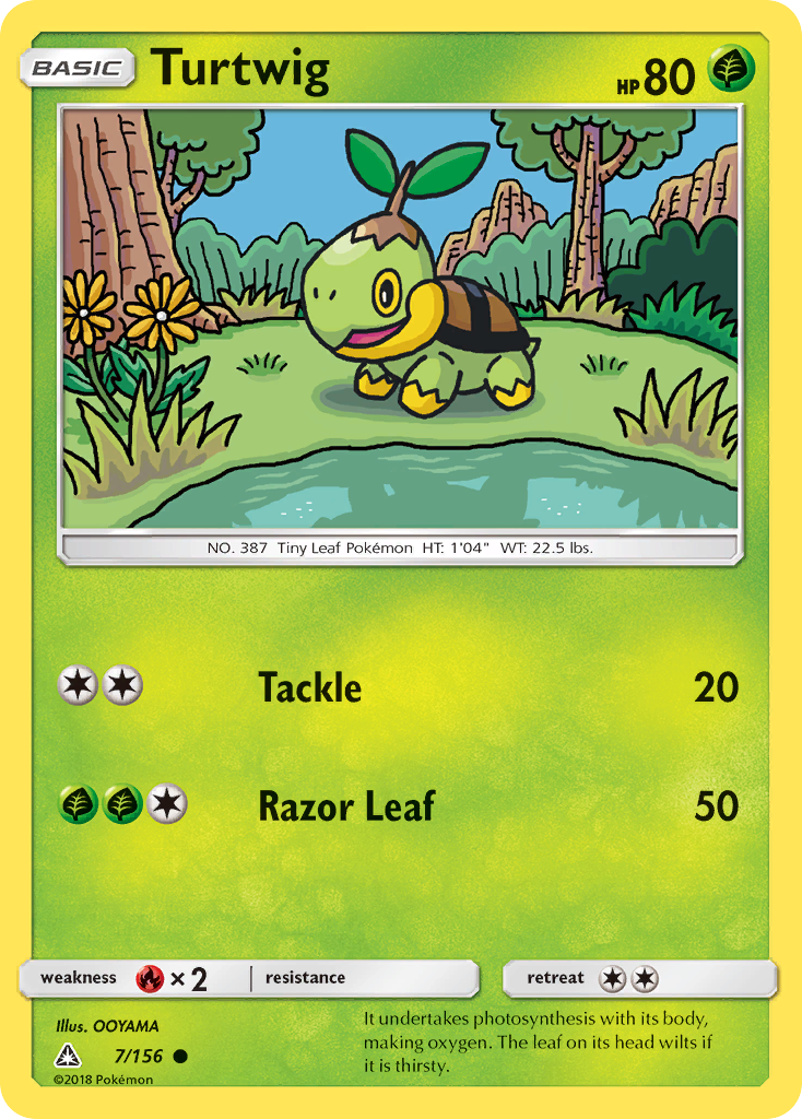 Turtwig (7/156) [Sun & Moon: Ultra Prism] | Gear Gaming Fayetteville