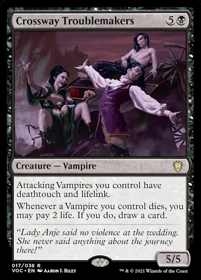 Crossway Troublemakers [Innistrad: Crimson Vow Commander] | Gear Gaming Fayetteville