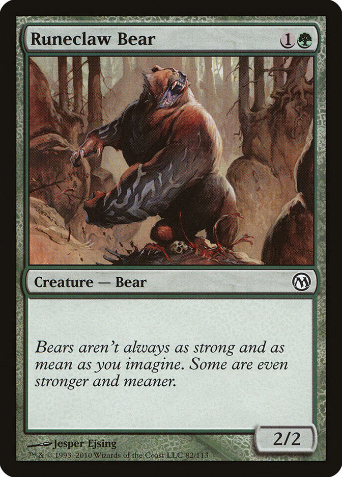 Runeclaw Bear [Duels of the Planeswalkers] | Gear Gaming Fayetteville
