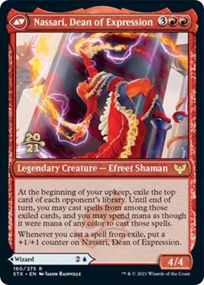 Uvilda, Dean of Perfection // Nassari, Dean of Expression [Strixhaven: School of Mages Prerelease Promos] | Gear Gaming Fayetteville