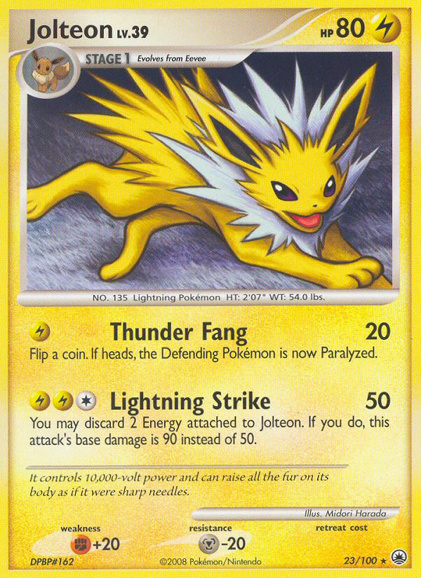 Jolteon (23/100) [Diamond & Pearl: Majestic Dawn] | Gear Gaming Fayetteville