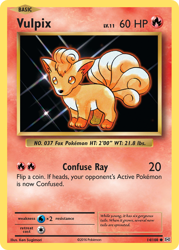 Vulpix (14/108) [XY: Evolutions] | Gear Gaming Fayetteville