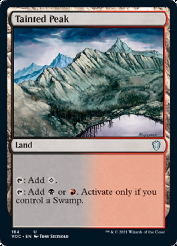 Tainted Peak [Innistrad: Crimson Vow Commander] | Gear Gaming Fayetteville