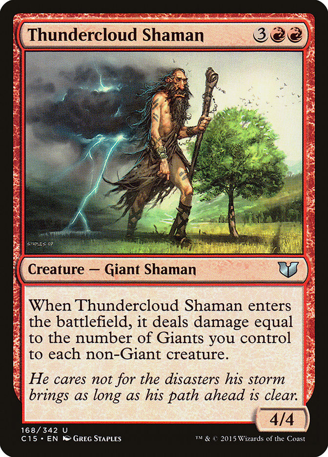 Thundercloud Shaman [Commander 2015] | Gear Gaming Fayetteville