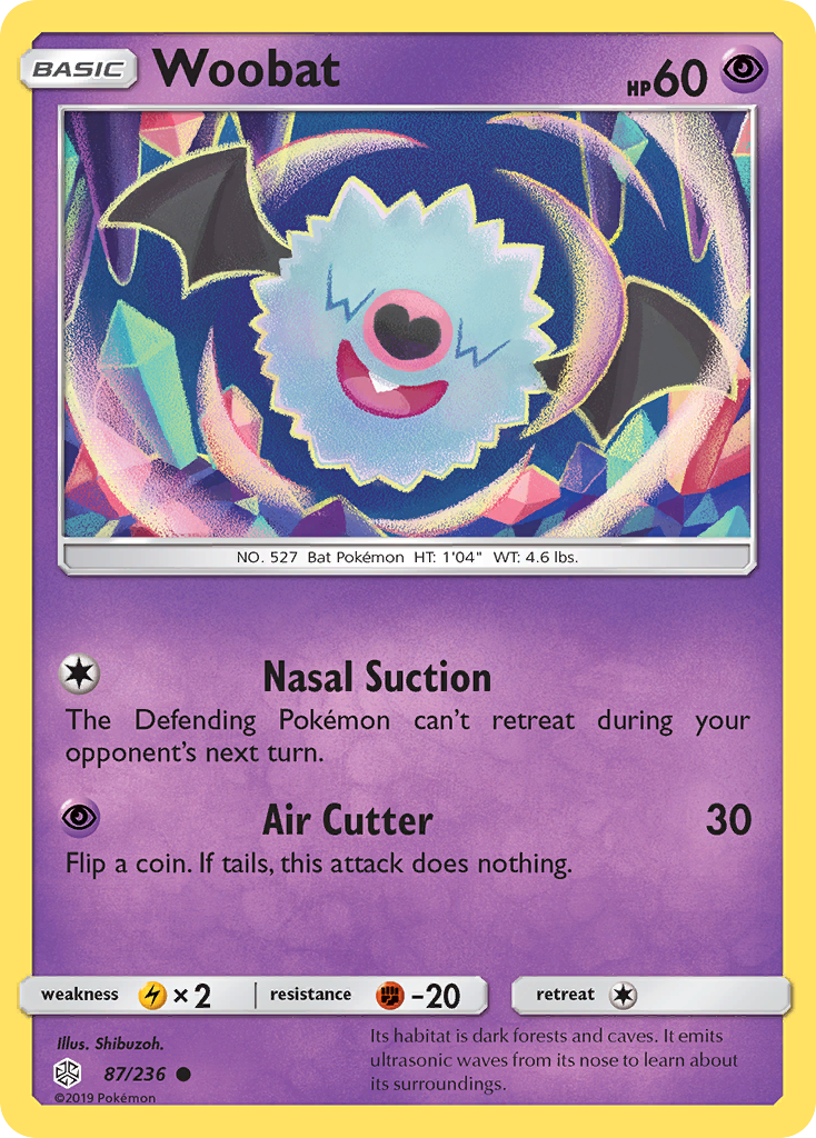 Woobat (87/236) [Sun & Moon: Cosmic Eclipse] | Gear Gaming Fayetteville