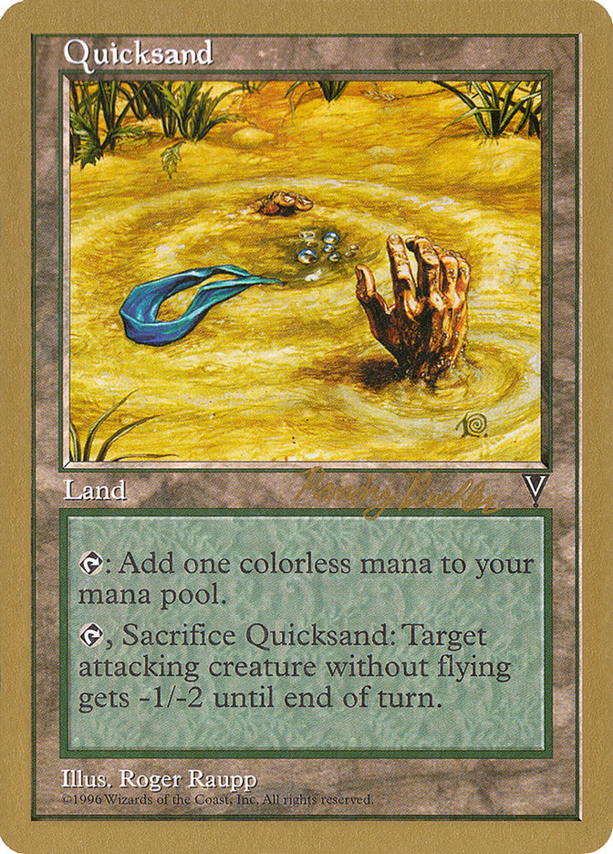 Quicksand (Randy Buehler) [World Championship Decks 1998] | Gear Gaming Fayetteville