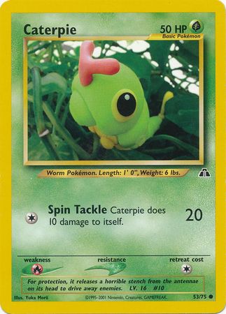 Caterpie (53/75) [Neo Discovery Unlimited] | Gear Gaming Fayetteville