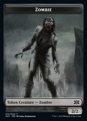 Zombie // Angel Double-Sided Token [Double Masters 2022 Tokens] | Gear Gaming Fayetteville