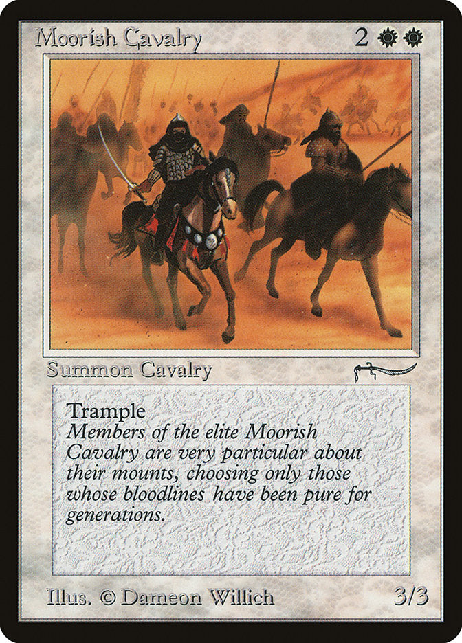 Moorish Cavalry (Light Mana Cost) [Arabian Nights] | Gear Gaming Fayetteville