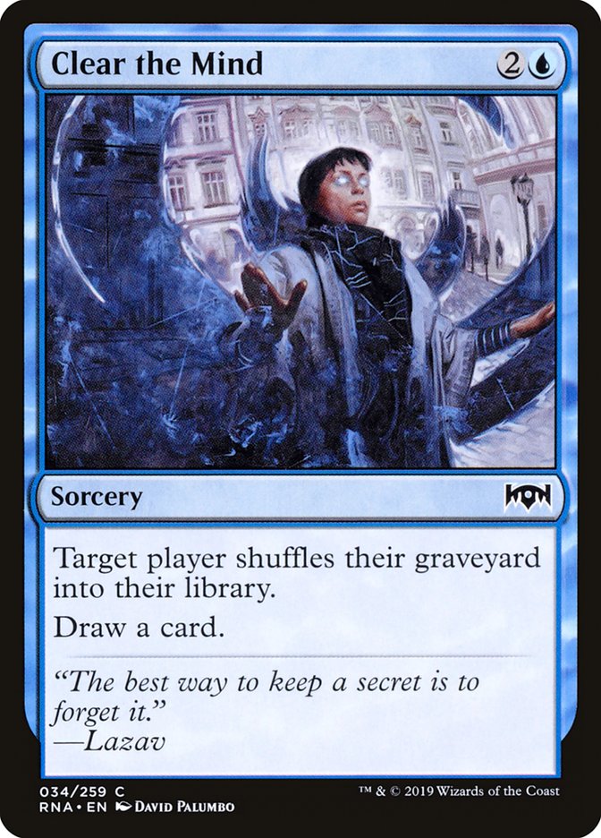 Clear the Mind [Ravnica Allegiance] | Gear Gaming Fayetteville