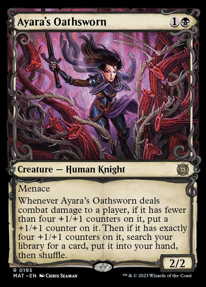 Ayara's Oathsworn (Showcase Halo Foil) [March of the Machine: The Aftermath] | Gear Gaming Fayetteville