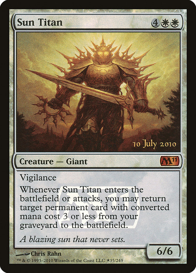 Sun Titan [Magic 2011 Prerelease Promos] | Gear Gaming Fayetteville