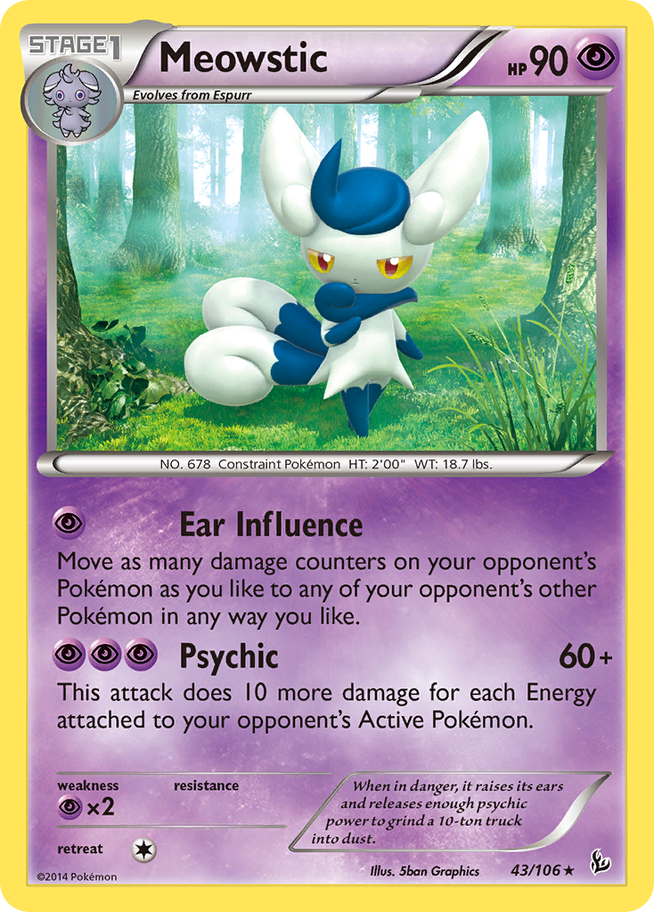 Meowstic (43/106) [XY: Flashfire] | Gear Gaming Fayetteville