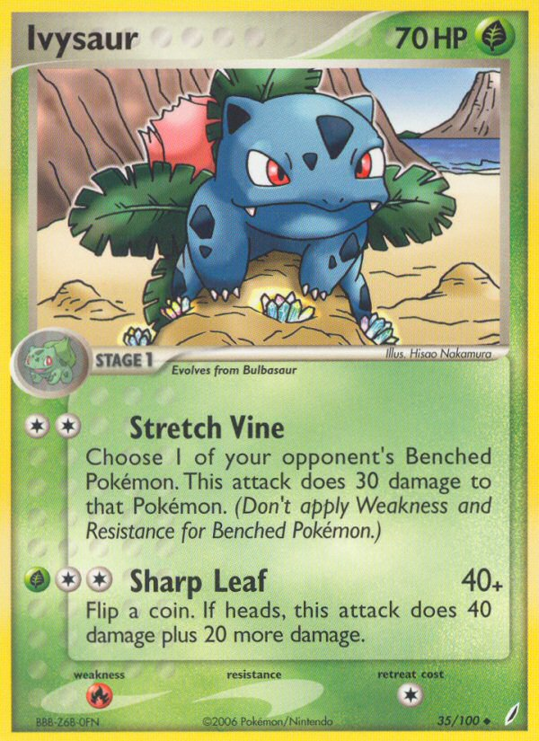 Ivysaur (35/100) [EX: Crystal Guardians] | Gear Gaming Fayetteville