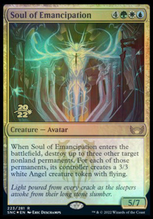 Soul of Emancipation [Streets of New Capenna Prerelease Promos] | Gear Gaming Fayetteville