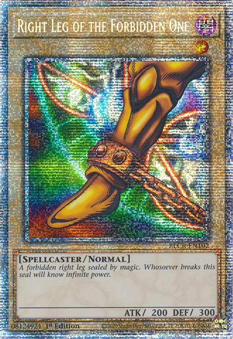Right Leg of the Forbidden One [BLCR-EN102] Starlight Rare | Gear Gaming Fayetteville