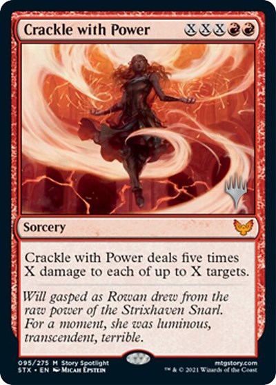 Crackle with Power (Promo Pack) [Strixhaven: School of Mages Promos] | Gear Gaming Fayetteville