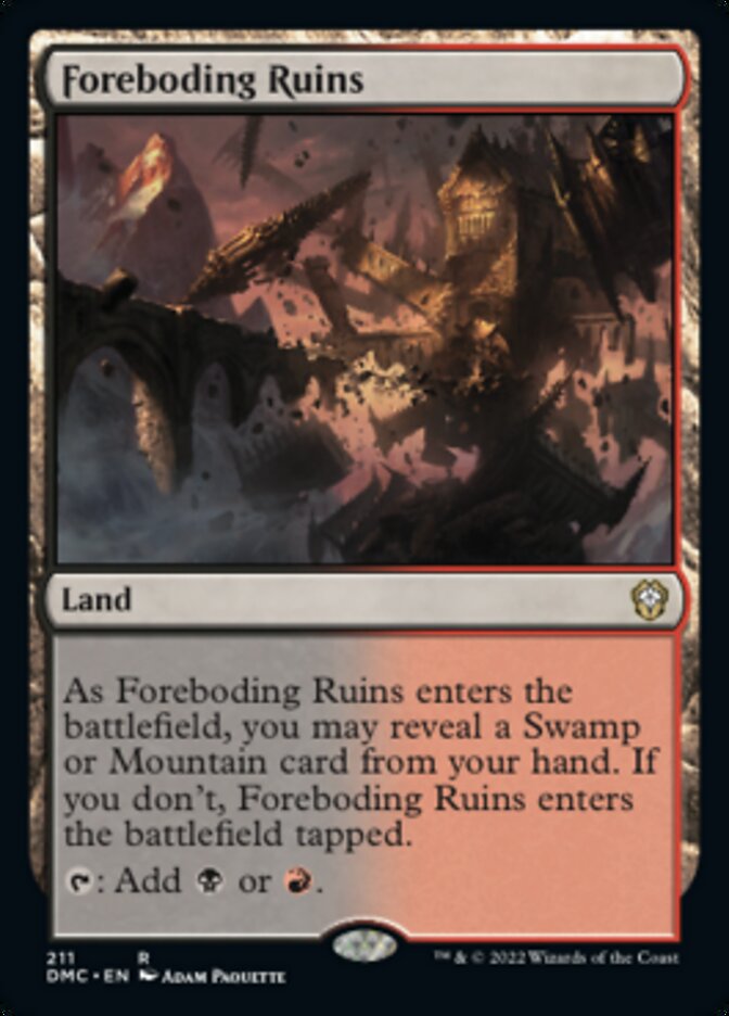 Foreboding Ruins [Dominaria United Commander] | Gear Gaming Fayetteville