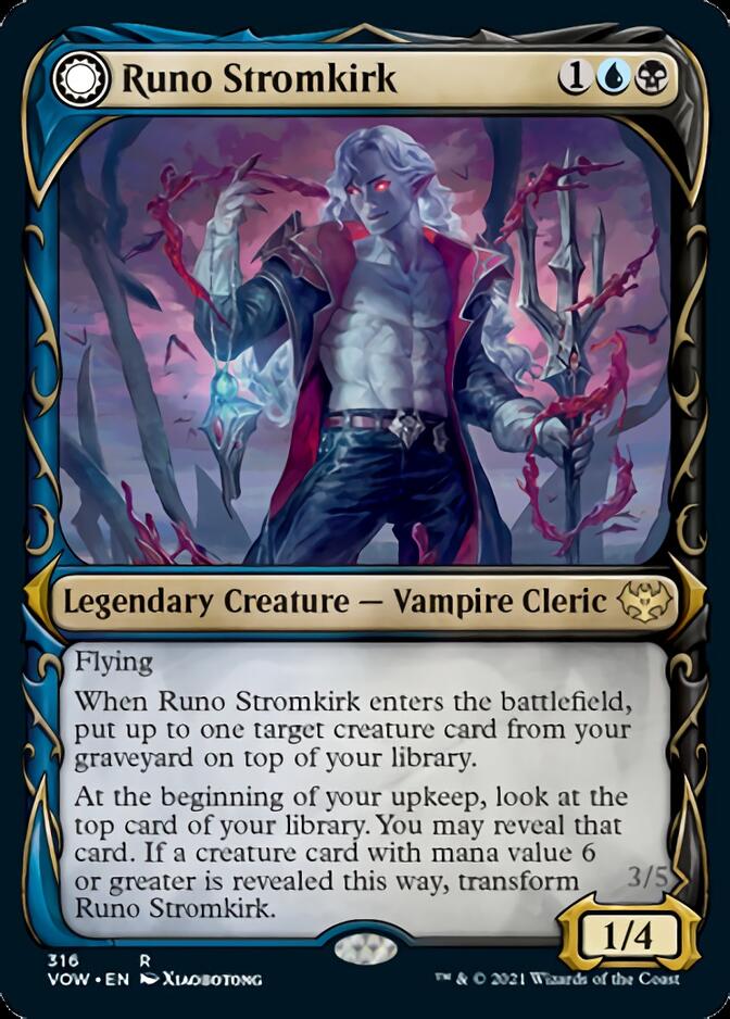 Runo Stromkirk // Krothuss, Lord of the Deep (Showcase Fang Frame) [Innistrad: Crimson Vow] | Gear Gaming Fayetteville