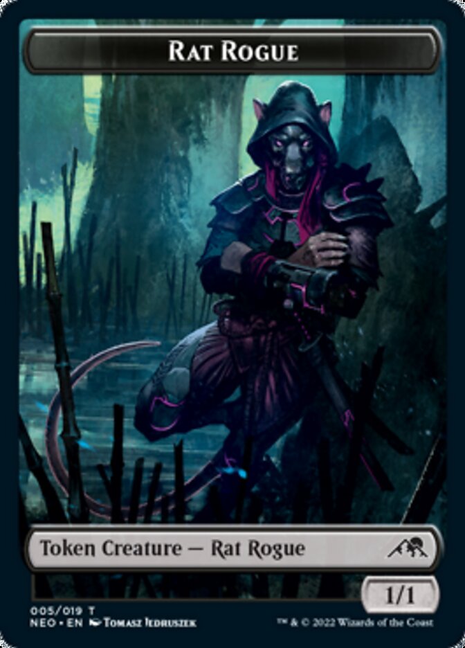 Rat Rogue Token [Kamigawa: Neon Dynasty Tokens] | Gear Gaming Fayetteville