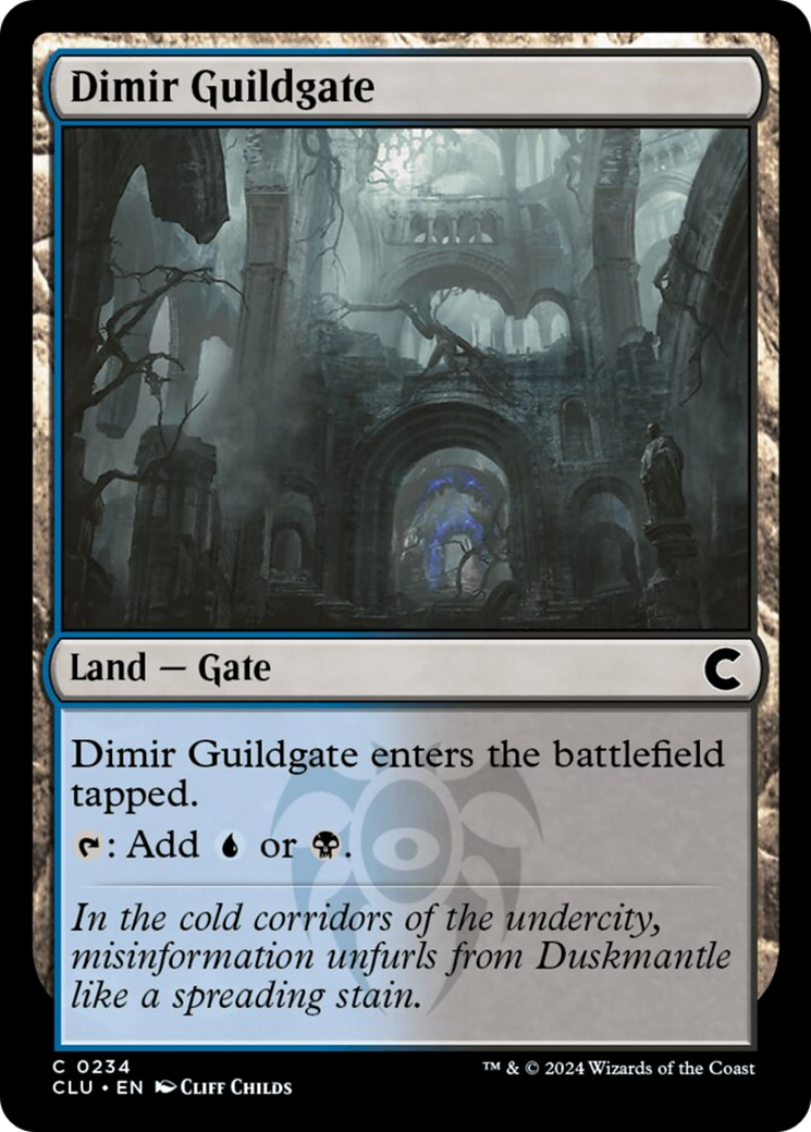 Dimir Guildgate [Ravnica: Clue Edition] | Gear Gaming Fayetteville